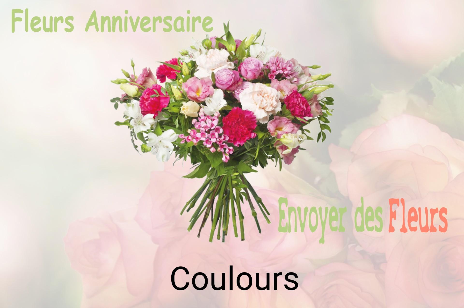 Bouquet de fleurs d’anniversaire livré à Coulours